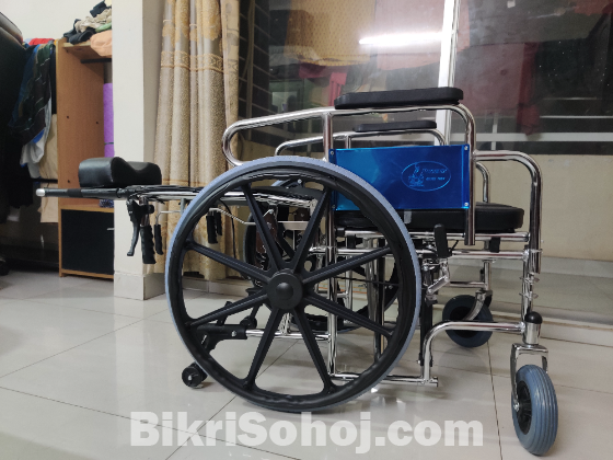 Wheelchair  with bed ( Commode)